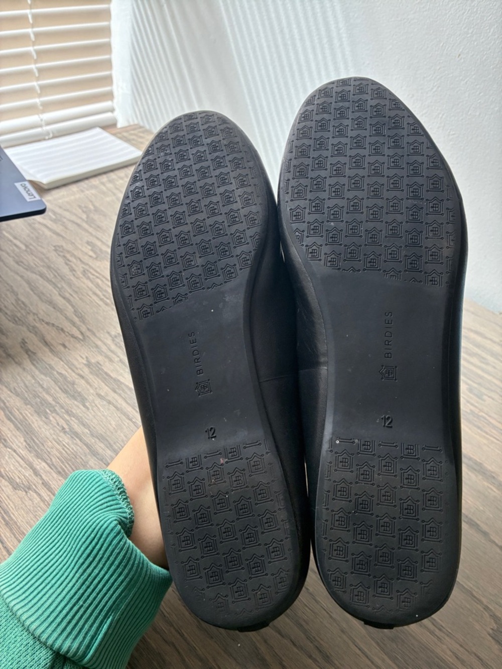Birdies The Starling Black Leather Loafers Classic Minimalist size 12 - Picture 9 of 9